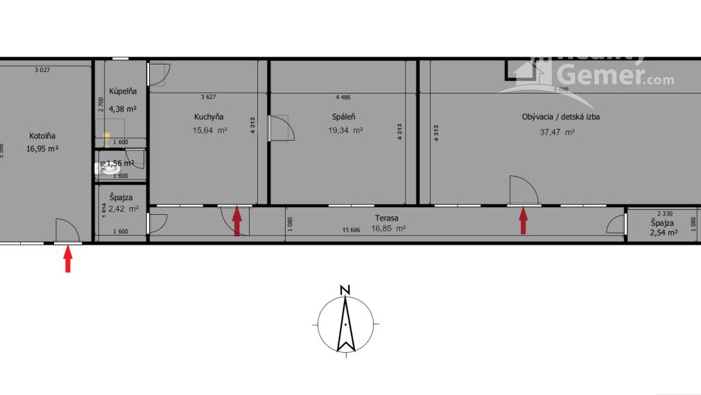 Predaj rodinného domu, znížená cena o 5 100€