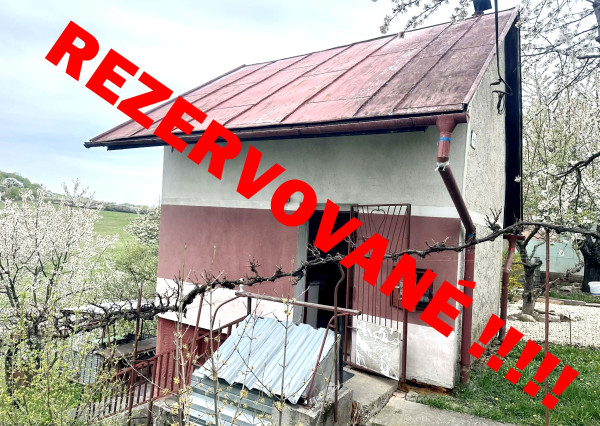 REZERVOVANÉ !!! Predaj slnečnej záhradnej chatky Nižná Pokoradz časť (Araňoš)