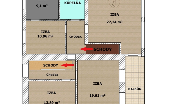 ZĽAVA ! - Usadlosť - „ Štavičné briežky - Prievrana“ okr. Poltár - 6.354 m2 - fotografia 5